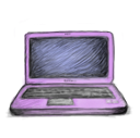 Laptop hand drawn