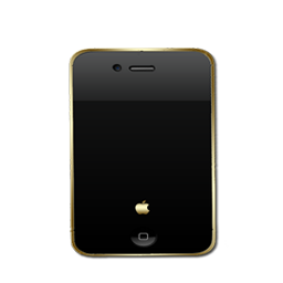 iphone Black and Gold