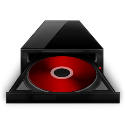 Cd Rom black red