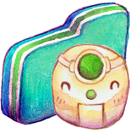 Robot Green Folder