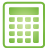 Calculator green