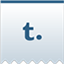 Tumblr ribbon hover