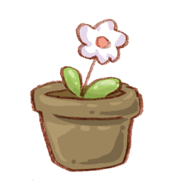 Recycle Bin Flower Empty
