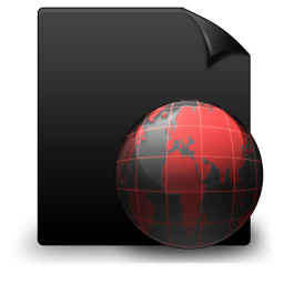 File Web black red