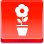 Pot Flower Red
