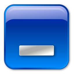 Minimize box blue