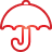 Umbrella red