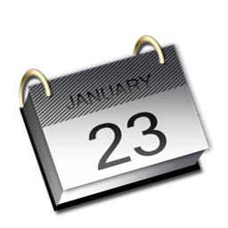 Calender Black and Gold