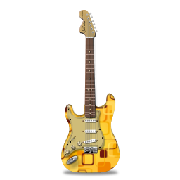 Stratocastor Guitar Retropeach