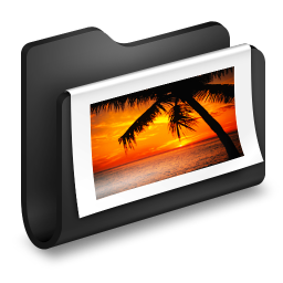 Photos Black Folder