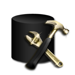 Microsoft SQL  Server Black and Gold