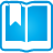 Book Open Bookmark blue