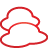 Weather Clouds red