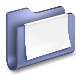 Documents Blue Folder