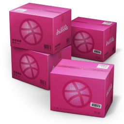 Dribbble Shipping Box