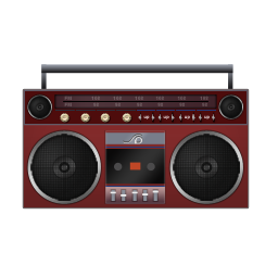 Boombox Red