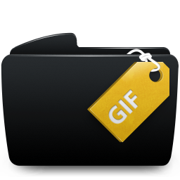Folder black gif