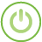 Button Power green