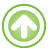 Navigation Up Frame green