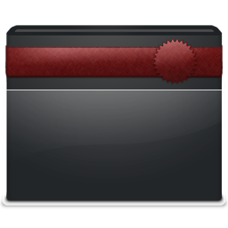 Black Folder Ribbon