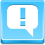 Message Attention Blue