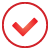 Button Check red