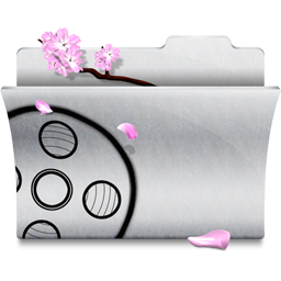 Movies white folder