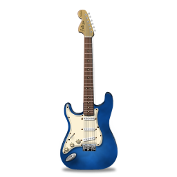 Stratocastor Guitar Blue