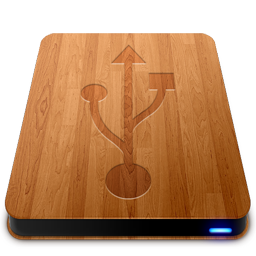 Wooden Slick Drives USB
