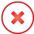 Button Cross red