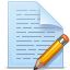 document pencil