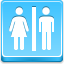 Restrooms Blue