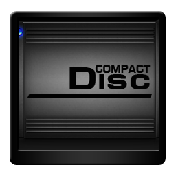 Black Compact Disc Drive