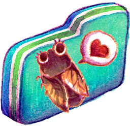 Cicadas Green Folder