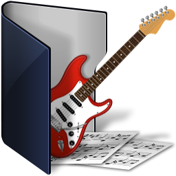 Folder Blue Music