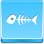 Fish Skeleton Blue