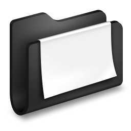 Documents Black Folder