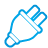 Plug blue