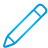 Pencil blue