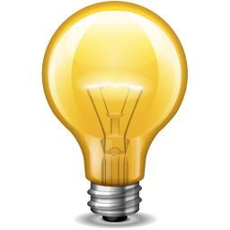 Yellow Light Bulb