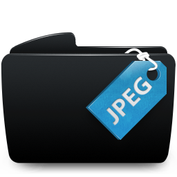 Folder black jpeg