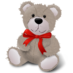 Teddy Bear Red Ribbon
