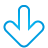 Arrow Down blue
