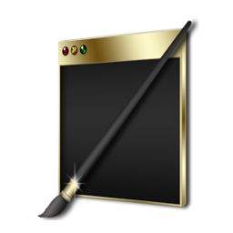 Theme Changer Black and Gold