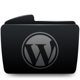 Folder black wordpress