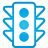 Traffic Lights blue