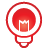 Light Bulb red