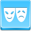 Theater Symbol Blue