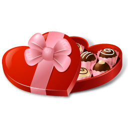 Candy Box Heart Shaped