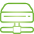 Hard Drive Network green